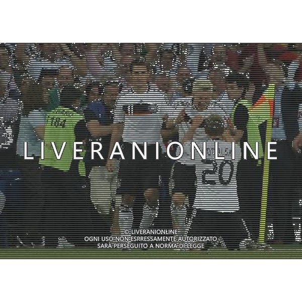 PORTOGALLO-GERMANIA EURO 2008 19/06/2008 NELLA FOTO esultanza schweinsteiger FOTO MARCO LUZZANI-AG ALDO LIVERANI