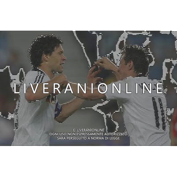 PORTOGALLO-GERMANIA EUROPEI 2008 19/06/2008 NELLA FOTO esultanza dopo il gol di michael ballack FOTO LUZZANI-AG ALDO LIVERANI