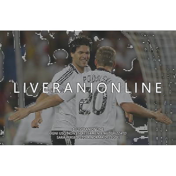 PORTOGALLO-GERMANIA EUROPEI 2008 19/06/2008 NELLA FOTO esultanza dopo il gol di michael ballack FOTO LUZZANI-AG ALDO LIVERANI