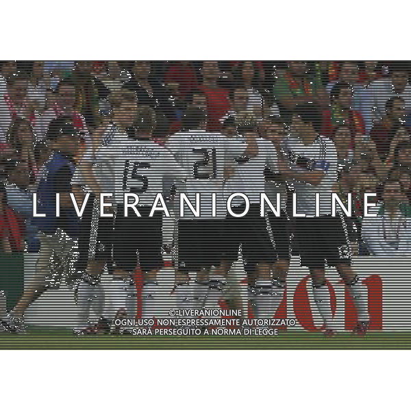 PORTOGALLO-GERMANIA EUROPEI 2008 19/06/2008 NELLA FOTO esultanza dopo il gol di miroslav klose FOTO LUZZANI-AG ALDO LIVERANI