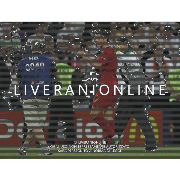 PORTOGALLO-GERMANIA EURO 2008 19/06/2008 NELLA FOTO cristiano ronaldo a fine gara FOTO MARCO LUZZANI-AG ALDO LIVERANI