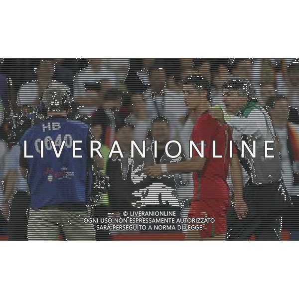 PORTOGALLO-GERMANIA EURO 2008 19/06/2008 NELLA FOTO cristiano ronaldo a fine gara FOTO MARCO LUZZANI-AG ALDO LIVERANI