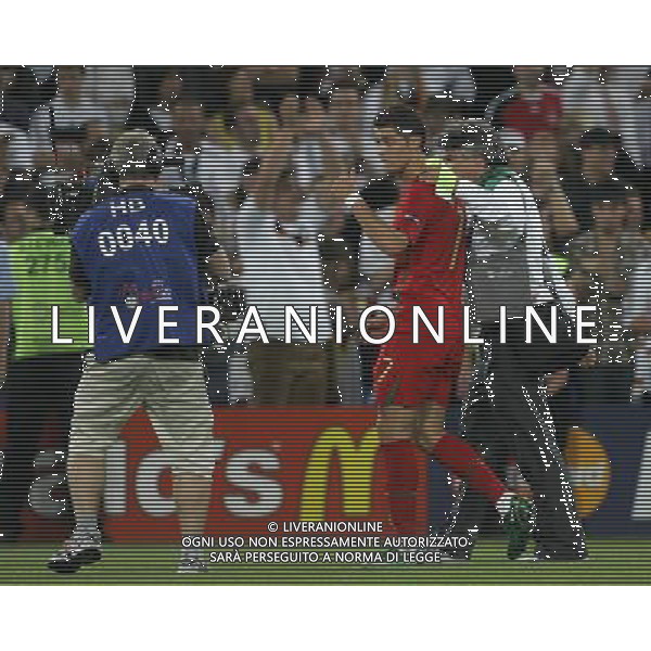 PORTOGALLO-GERMANIA EURO 2008 19/06/2008 NELLA FOTO cristiano ronaldo a fine gara FOTO MARCO LUZZANI-AG ALDO LIVERANI
