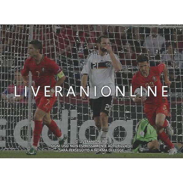 PORTOGALLO-GERMANIA EURO 2008 19/06/2008 NELLA FOTO esultanza helder postiga FOTO MARCO LUZZANI-AG ALDO LIVERANI