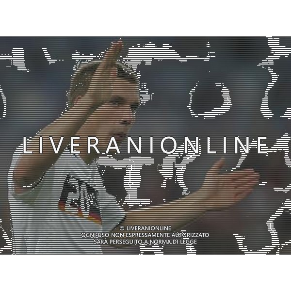 Portogallo - Germania Campionato 19/06/2008 Europei Basilea nella foto esultanza di podolski a fine gara ph luzzani/Ag. Aldo Liverani sas