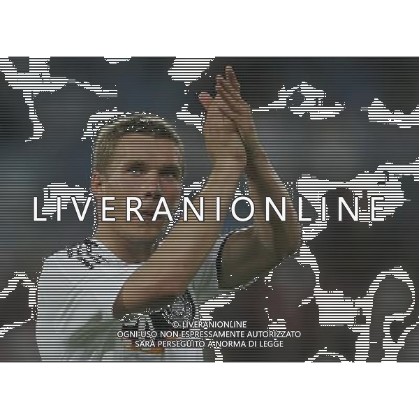 Portogallo - Germania Campionato 19/06/2008 Europei Basilea nella foto esultanza di podolski a fine gara ph luzzani/Ag. Aldo Liverani sas