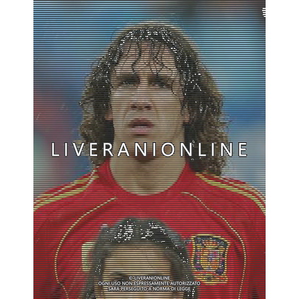 SPAGNA EURO 2008 NELLA FOTO Carles Puyol FOTOFIRO-AG ALDO LIVERANI