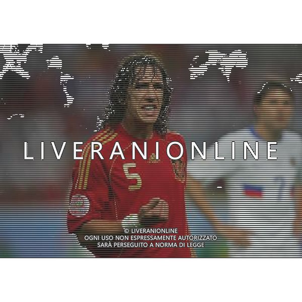 SPAGNA EURO 2008 NELLA FOTO Carles Puyol FOTOFIRO-AG ALDO LIVERANI