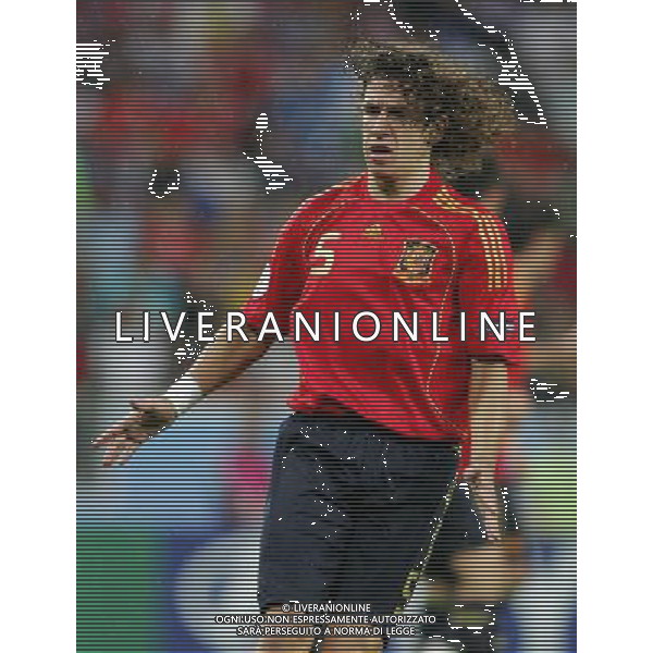 SPAGNA EURO 2008 NELLA FOTO Carles Puyol FOTOFIRO-AG ALDO LIVERANI