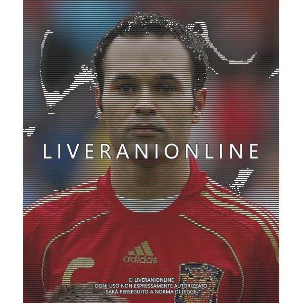 SPAGNA EURO 2008 NELLA FOTO Andres Iniesta FOTOFIRO-AG ALDO LIVERANI