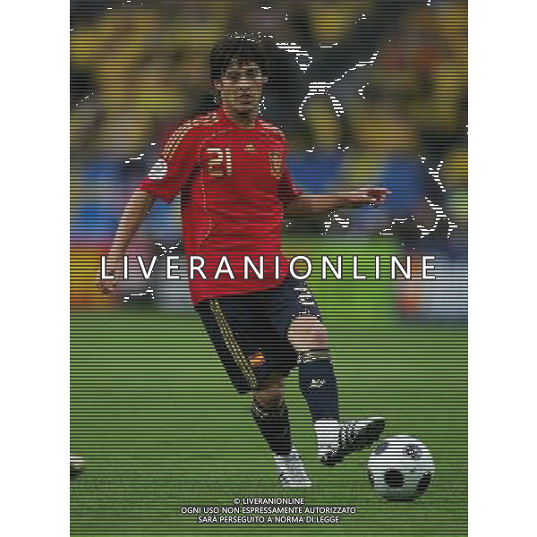 SPAGNA EURO 2008 NELLA FOTO David Silva FOTOFIRO-AG ALDO LIVERANI