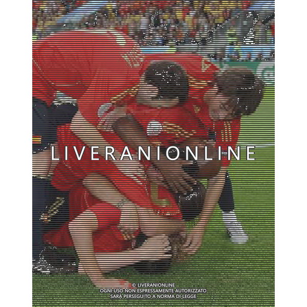 SPAGNA EURO 2008 NELLA FOTO ABBRACCI SPAGNA FOTOFIRO-AG ALDO LIVERANI