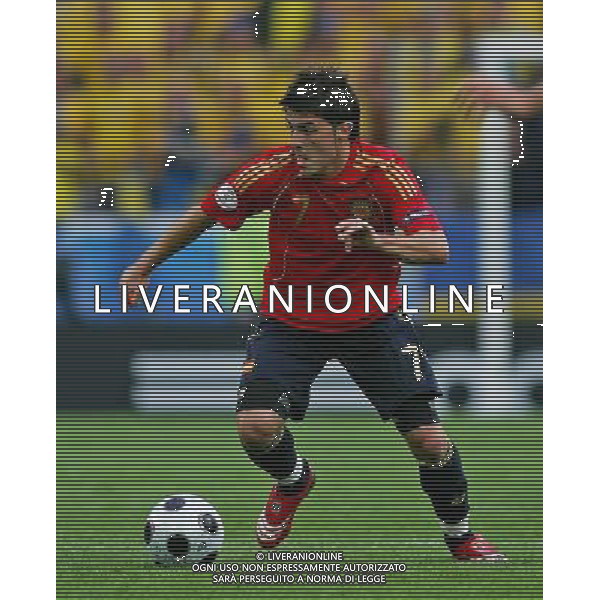 SPAGNA EURO 2008 NELLA FOTO David Villa FOTOFIRO-AG ALDO LIVERANI