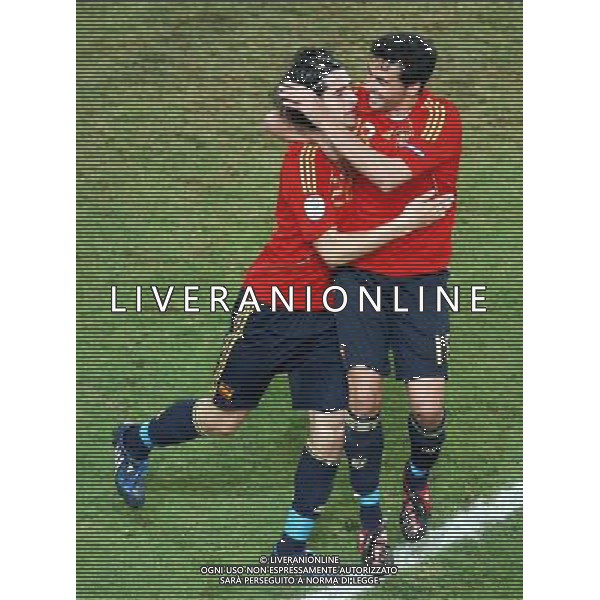 SPAGNA EURO 2008 NELLA FOTO Jubel DE LA RED, Spanien, mit ARBELOA FOTOFIRO-AG ALDO LIVERANI