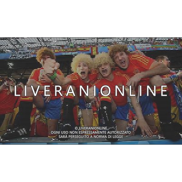 SPAGNA EURO 2008 NELLA FOTO TIFOSI SPAGNA FOTOFIRO-AG ALDO LIVERANI