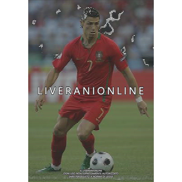 Basilea 19-06-2008 Campionato europeo calcio EURO2008 Portogallo-Germania 2:3 nella foto cristiano ronaldo ph marco luzzani/ag aldo liverani s.a.s. 