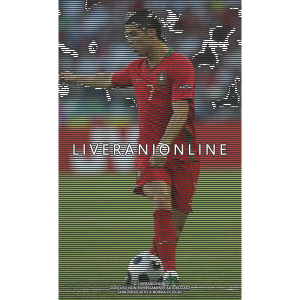 Basilea 19-06-2008 Campionato europeo calcio EURO2008 Portogallo-Germania 2:3 nella foto cristiano ronaldo ph marco luzzani/ag aldo liverani s.a.s. 