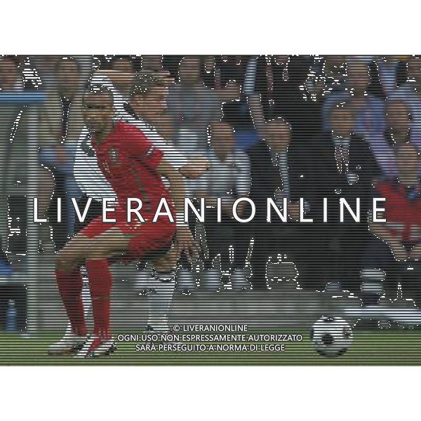 Basilea 19-06-2008 Campionato europeo calcio EURO2008 Portogallo-Germania 2:3 nella foto bosingwa e luka podolski ph marco luzzani/ag aldo liverani s.a.s. 