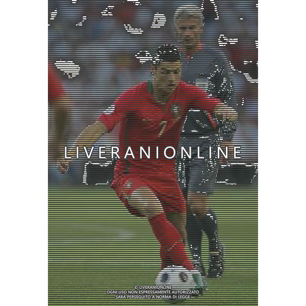 Basilea 19-06-2008 Campionato europeo calcio EURO2008 Portogallo-Germania 2:3 nella foto cristiano ronaldo ph marco luzzani/ag aldo liverani s.a.s. 