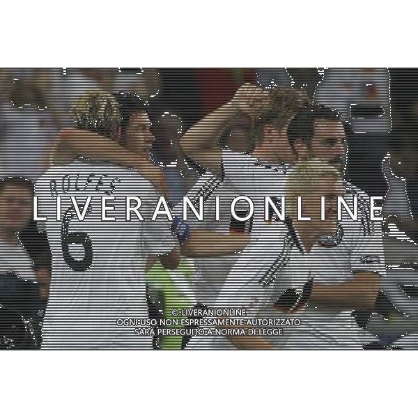 Basilea 19-06-2008 Campionato europeo calcio EURO2008 Portogallo-Germania 2:3 nella foto michael ballack esulta dopo il gol ph marco luzzani/ag aldo liverani s.a.s. 