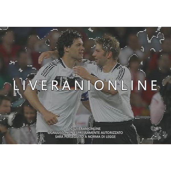 Basilea 19-06-2008 Campionato europeo calcio EURO2008 Portogallo-Germania 2:3 nella foto michael ballack esulta dopo il gol ph marco luzzani/ag aldo liverani s.a.s. 