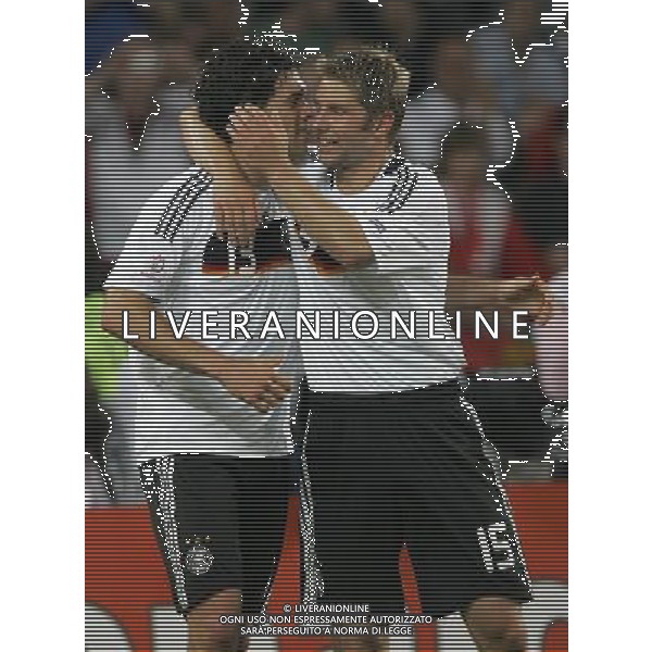 Basilea 19-06-2008 Campionato europeo calcio EURO2008 Portogallo-Germania 2:3 nella foto michael ballack esulta dopo il gol ph marco luzzani/ag aldo liverani s.a.s. 