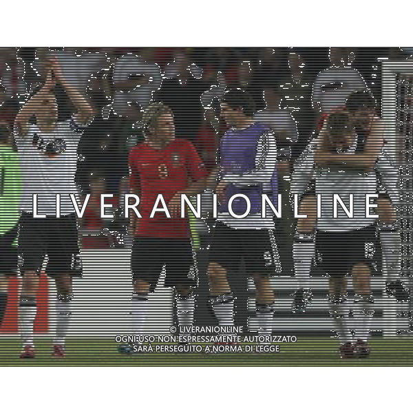 Basilea 19-06-2008 Campionato europeo calcio EURO2008 Portogallo-Germania 2:3 nella foto germania esultanza finale ph marco luzzani/ag aldo liverani s.a.s. 