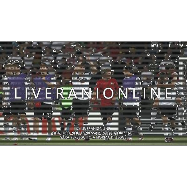 Basilea 19-06-2008 Campionato europeo calcio EURO2008 Portogallo-Germania 2:3 nella foto germania esultanza finale ph marco luzzani/ag aldo liverani s.a.s. 