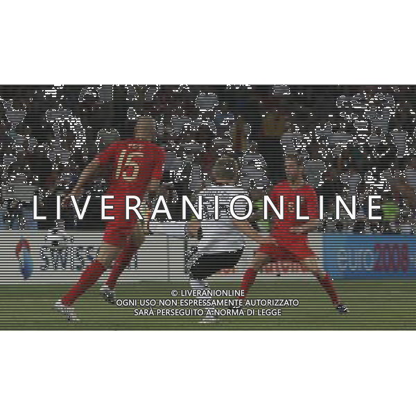 Basilea 19-06-2008 Campionato europeo calcio EURO2008 Portogallo-Germania 2:3 nella foto occasione lukas podolski ph marco luzzani/ag aldo liverani s.a.s. 