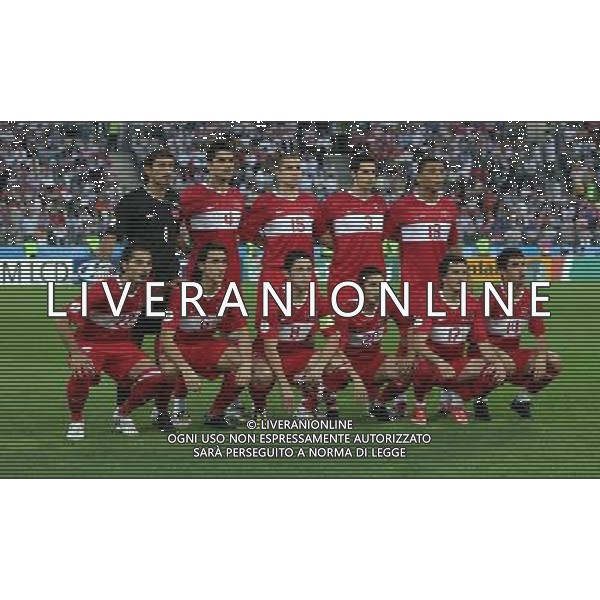 CROAZIA-TURCHIA EURO 2008 20/06/2008 NELLA FOTO FORMAZIONE TURCHIA FOTOFIRO-AG ALDO LIVERANI 