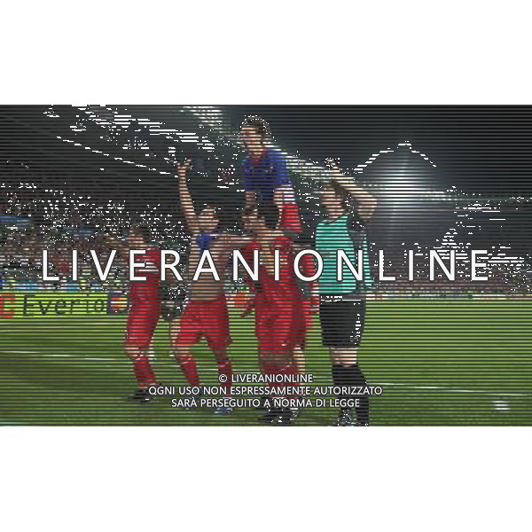 CROAZIA-TURCHIA EURO 2008 20/06/2008 NELLA FOTO ESULTANZA TURCHIA FOTOFIRO-AG ALDO LIVERANI 