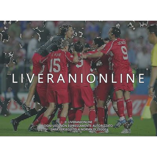 CROAZIA-TURCHIA EURO 2008 20/06/2008 NELLA FOTO ESULTANZA TURCHIA FOTOFIRO-AG ALDO LIVERANI 