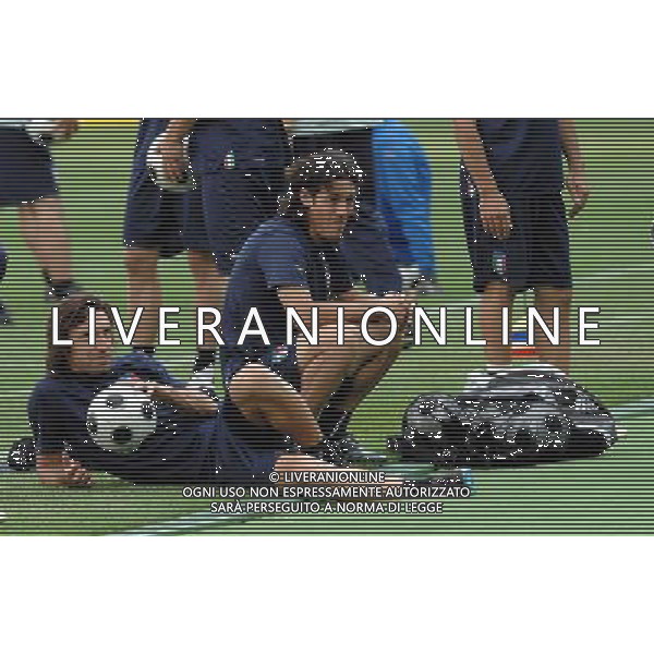 Allenamento Nazionale Italiana a Vienna Vienna - 21.06.2008 Nella Foto:PIRLO ANDREA-CAMONARESI MAURO /Ph.Vitez-Ag. Aldo Liverani