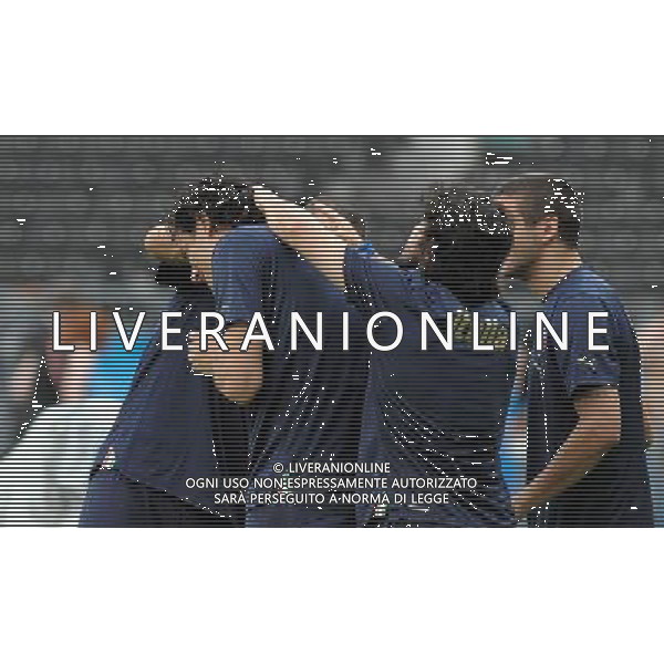 Allenamento Nazionale Italiana a Vienna Vienna - 21.06.2008 Nella Foto:GATTUSO GENNARO SCHERZA CON TONI LUCA /Ph.Vitez-Ag. Aldo Liverani