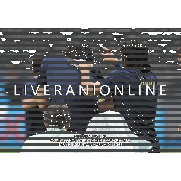 Allenamento Nazionale Italiana a Vienna Vienna - 21.06.2008 Nella Foto:GATTUSO GENNARO SCHERZA CON TONI LUCA /Ph.Vitez-Ag. Aldo Liverani