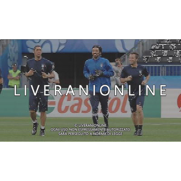 Allenamento Nazionale Italiana a Vienna Vienna - 21.06.2008 Nella Foto:MATERAZZI MARCO-BUFFON GIANLUIGI-CASSANO ANTONIO /Ph.Vitez-Ag. Aldo Liverani