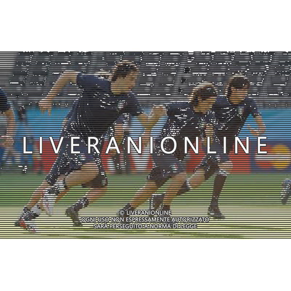 Allenamento Nazionale Italiana a Vienna Vienna - 21.06.2008 Nella Foto:TONI LUCA-AQUILANI ALBERTO-CAMONARESI MAURO /Ph.Vitez-Ag. Aldo Liverani