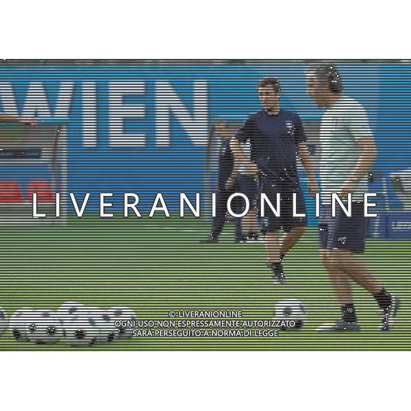 Allenamento Nazionale Italiana a Vienna Vienna - 21.06.2008 Nella Foto:CASSANO ANTONIO-DONADONI ROBERTO /Ph.Vitez-Ag. Aldo Liverani