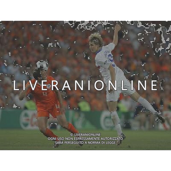 Olanda - Russia 21/06/2008 Europei basilea nella foto pavlyuchenko e mathijsen Ph luzzani/Ag. Aldo Liverani Sas