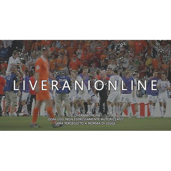 Olanda - Russia 21/06/2008 Europei basilea nella foto l\'esultanza dei giocatori della russia a fine gara Ph luzzani/Ag. Aldo Liverani Sas