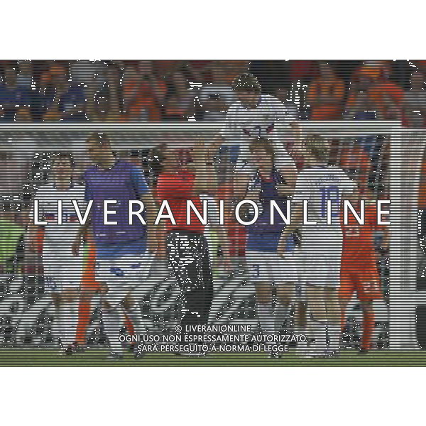 Olanda - Russia 21/06/2008 Europei basilea nella foto l\'esultanza dei giocatori della russia a fine gara Ph luzzani/Ag. Aldo Liverani Sas