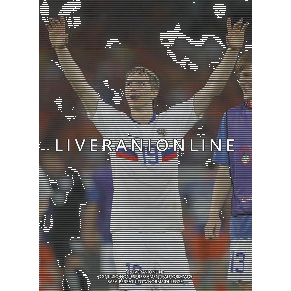 Olanda - Russia 21/06/2008 Europei basilea nella foto l\'esultanza di pavlyuchenko a fine gara Ph luzzani/Ag. Aldo Liverani Sas