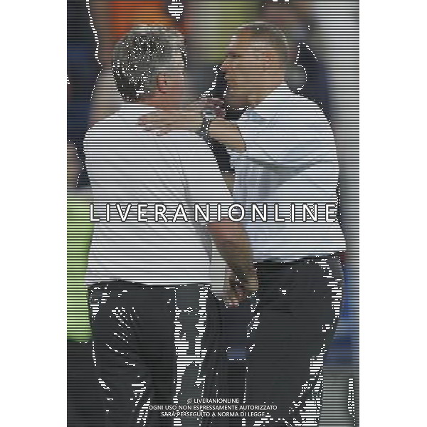Olanda - Russia 21/06/2008 Europei basilea nella foto il saluto di gus hiddink e marco van basten a fine gara Ph luzzani/Ag. Aldo Liverani Sas