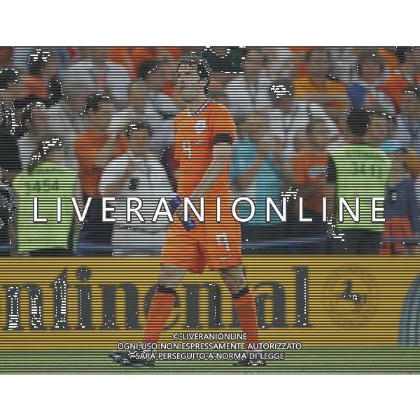 Olanda - Russia 21/06/2008 Europei basilea nella foto la delusione di ruud van nilsterooy a fine gara Ph luzzani/Ag. Aldo Liverani Sas