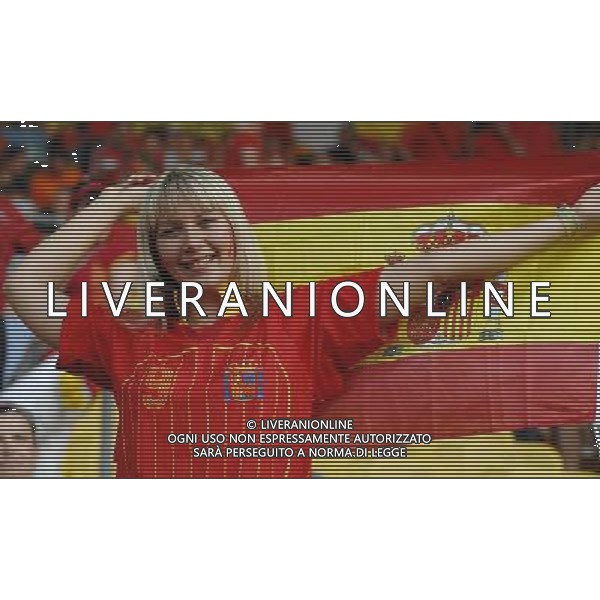 UEFA EURO 2008 Quarti di Finale M28 - Spagna-Italia Vienna - 22.06.2008 Spagna-Italia Nella Foto:TIFOSI SPAGNA /Ph.Vitez-Ag. Aldo Liverani