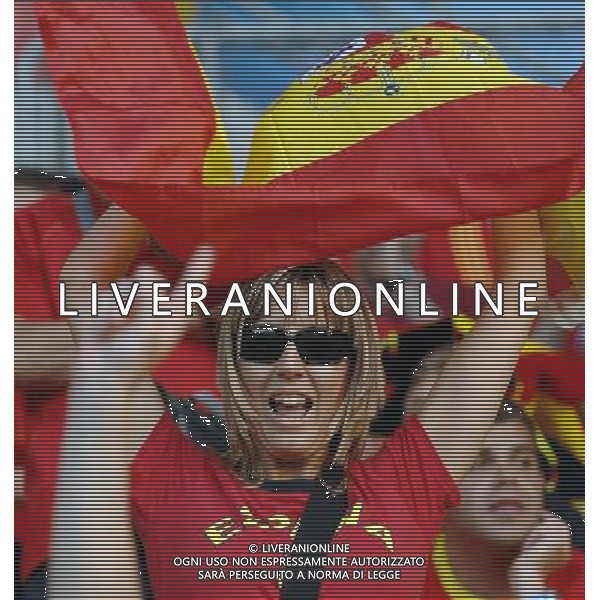 UEFA EURO 2008 Quarti di Finale M28 - Spagna-Italia Vienna - 22.06.2008 Spagna-Italia Nella Foto:TIFOSI SPAGNA /Ph.Vitez-Ag. Aldo Liverani