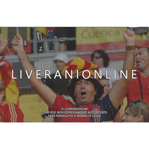 UEFA EURO 2008 Quarti di Finale M28 - Spagna-Italia Vienna - 22.06.2008 Spagna-Italia Nella Foto:TIFOSI SPAGNA /Ph.Vitez-Ag. Aldo Liverani