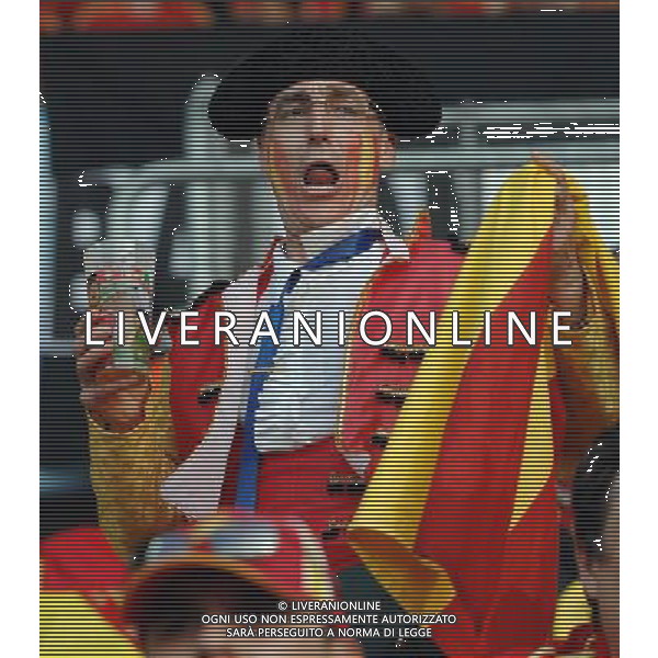 UEFA EURO 2008 Quarti di Finale M28 - Spagna-Italia Vienna - 22.06.2008 Spagna-Italia Nella Foto:TIFOSI SPAGNA /Ph.Vitez-Ag. Aldo Liverani