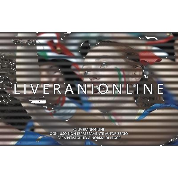 UEFA EURO 2008 Quarti di Finale M28 - Spagna-Italia Vienna - 22.06.2008 Spagna-Italia Nella Foto:TIFOSE ITALIA /Ph.Vitez-Ag. Aldo Liverani