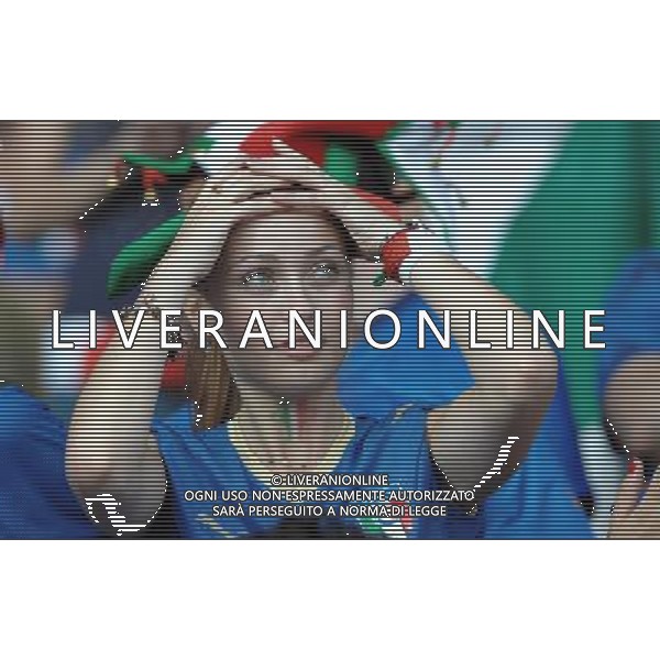 UEFA EURO 2008 Quarti di Finale M28 - Spagna-Italia Vienna - 22.06.2008 Spagna-Italia Nella Foto:TIFOSE ITALIA /Ph.Vitez-Ag. Aldo Liverani